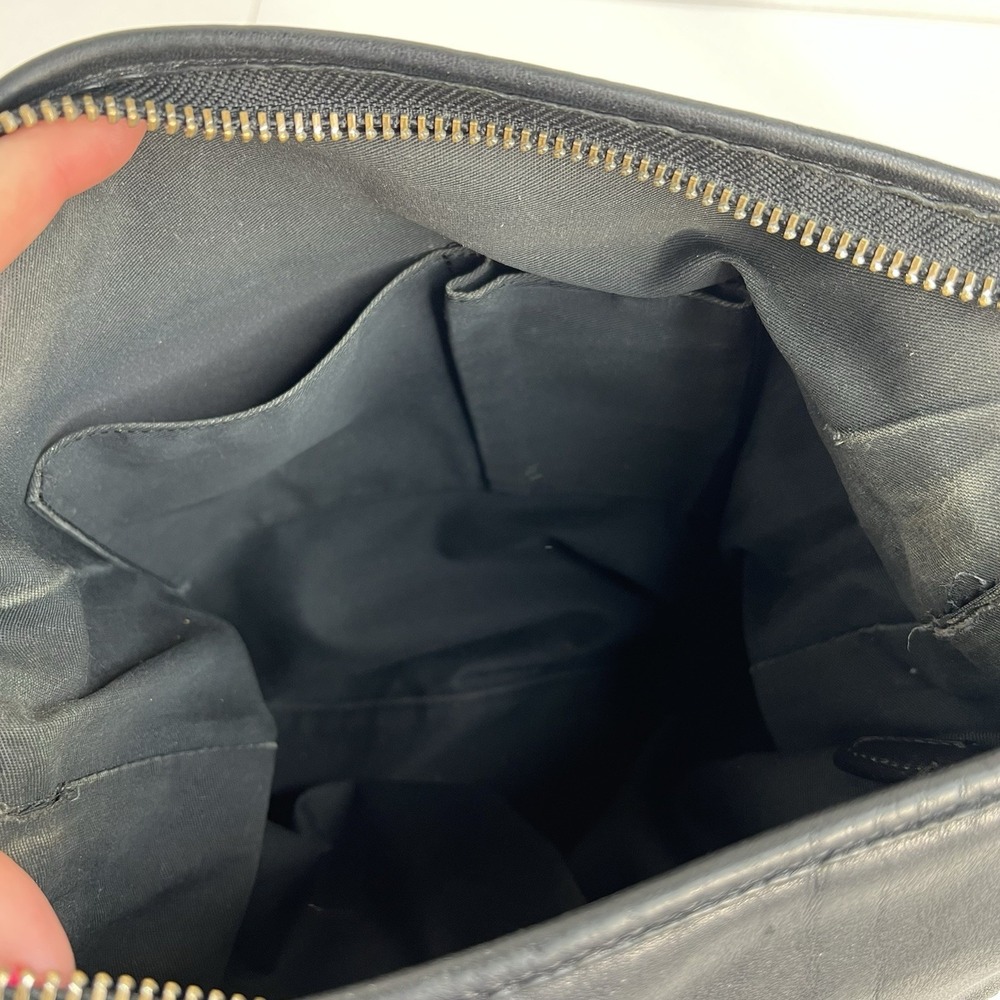 Coach Medium Shoulder Bag Legacy Penny Hobo 19889 Silver Hardware‎ Black Leather - Picture 14 of 16